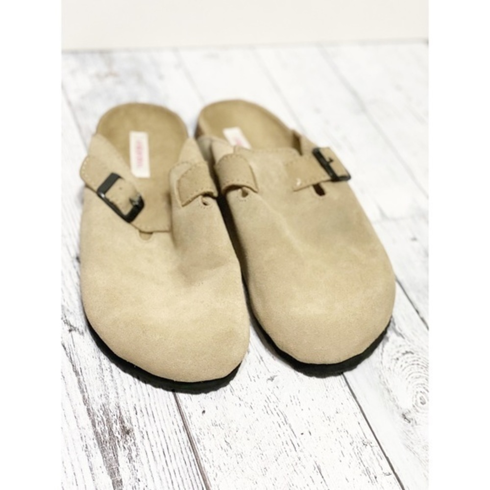 Birkenstock Tan Suede Clogs Dupes